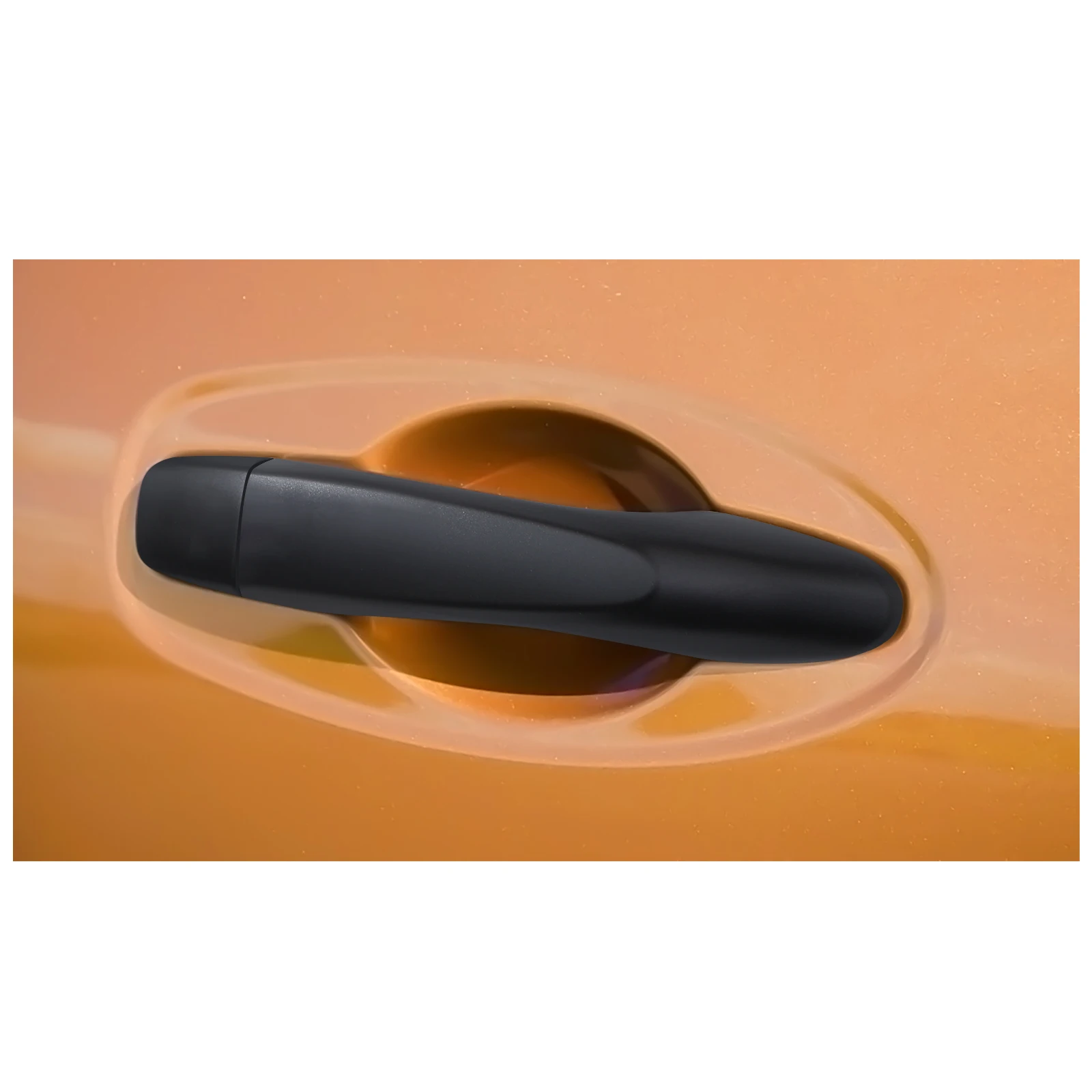 Матовая черная накладка на 4 дверные ручки автомобиля Накладка для Nissan Navara NP300 2015