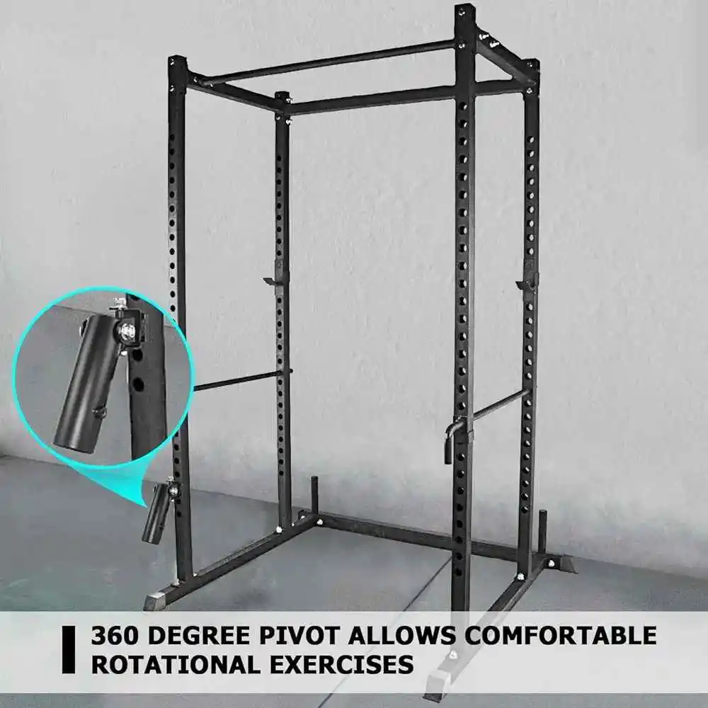 Фиксированный винт M24 360° ° RotateBarbell Держатель для штанги Подставка Т-образная стойка для приседаний Аксессуары Сверхмощное оборудование для спортзала Домашнее коммерческое использование (art.: 3920cc4046ccf) - 3920cc4046ccf