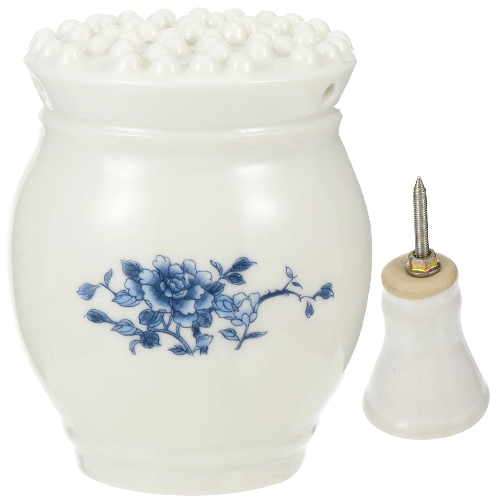 

Porcelain Moxibustion Device Metal Scraper Tool Moxibustion Cupping Portable Moxa Burner Container Ceramics Ceramic Cupping