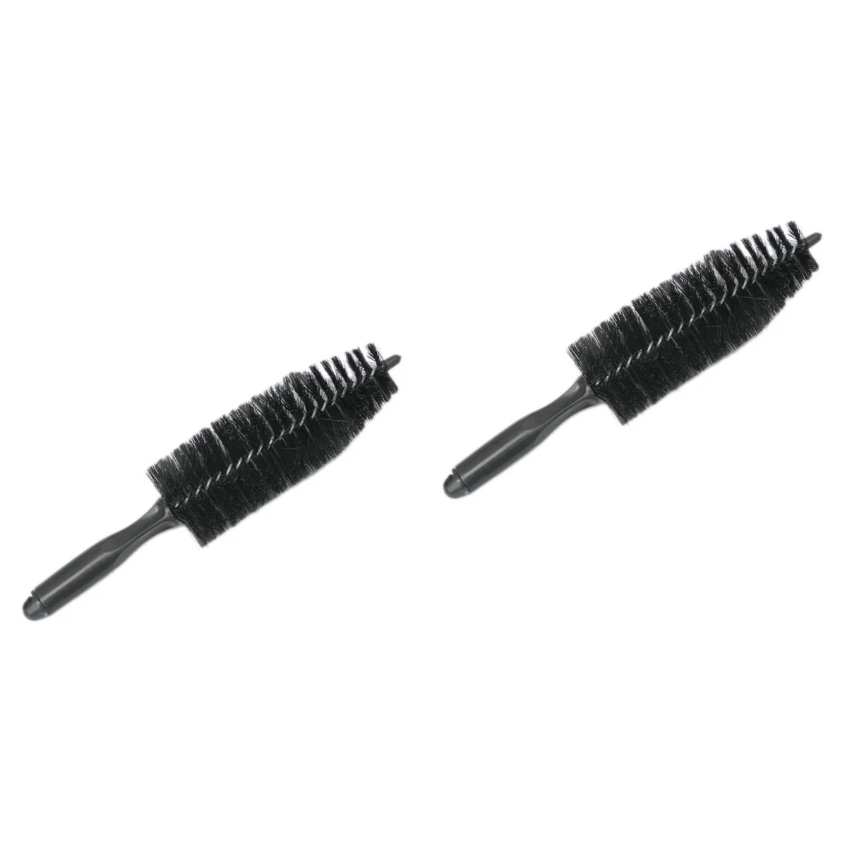 

2pcs Universal Black Truck Car Auto Wheel Tire Rim Tapered Brush Cleaning Tool