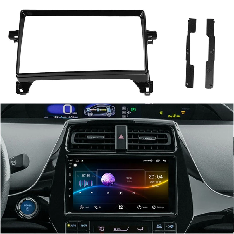 

1 Set Car Radio Fascia Frame Car DVD Conversion Frame Dash Installation Bezel Trim Kit For Toyota Prius XW50 2015-2020