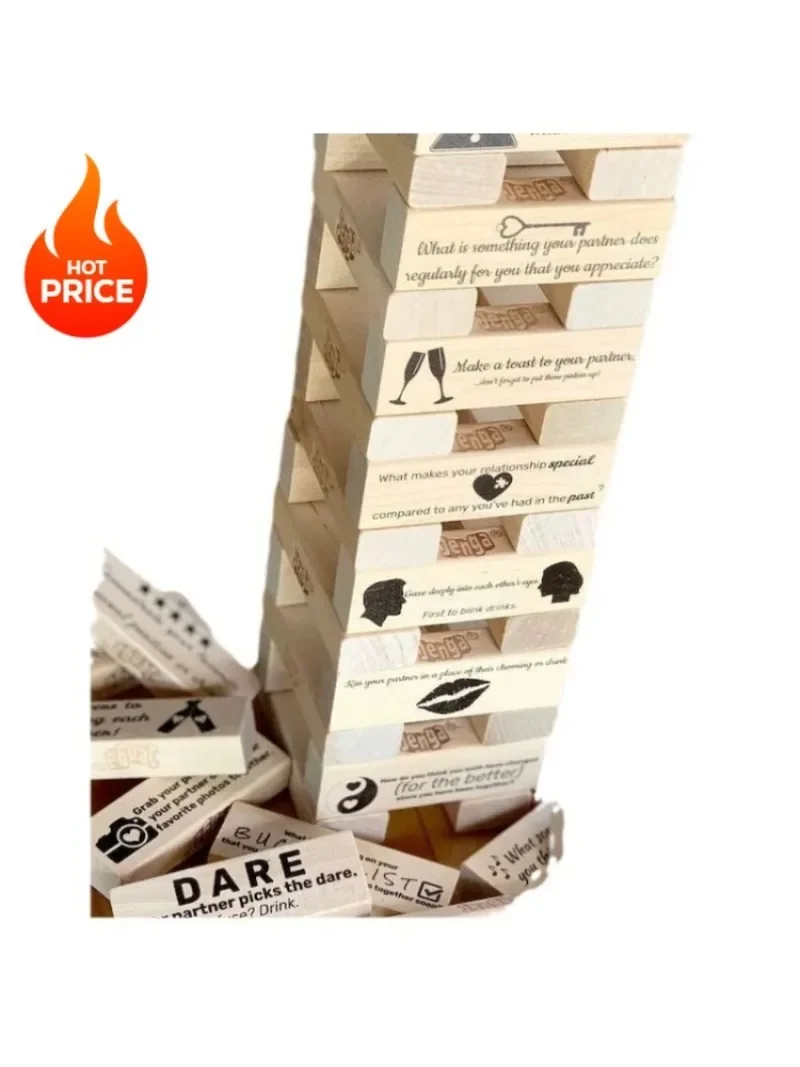 Деревянный Дженга для двоих