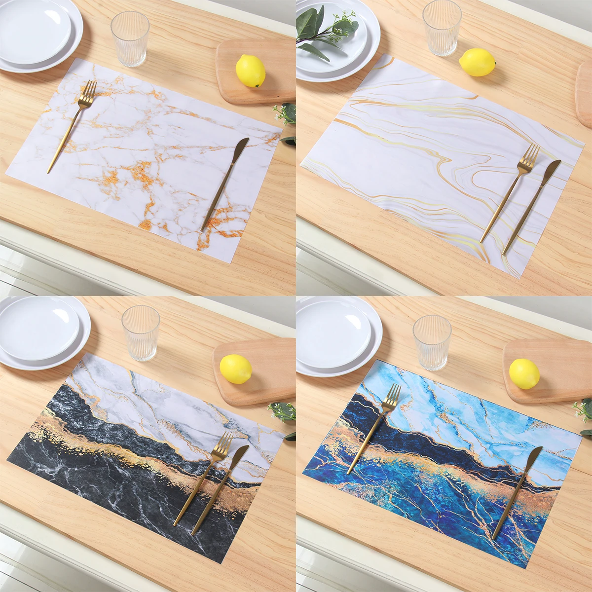 Подстилка под мрамор украшение на день рождения для детей и взрослых кухонного