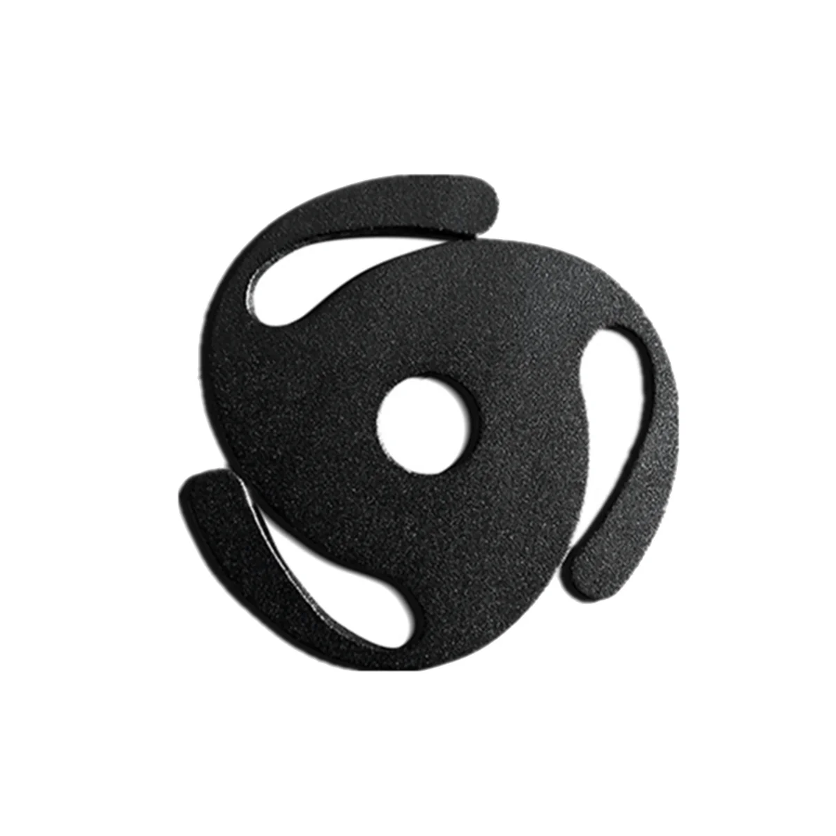 Aluminum Alloy Adapter for LP Vinyl Record Player RPM Balanced Metal Disc Stabilizer Weight Clamp-Black