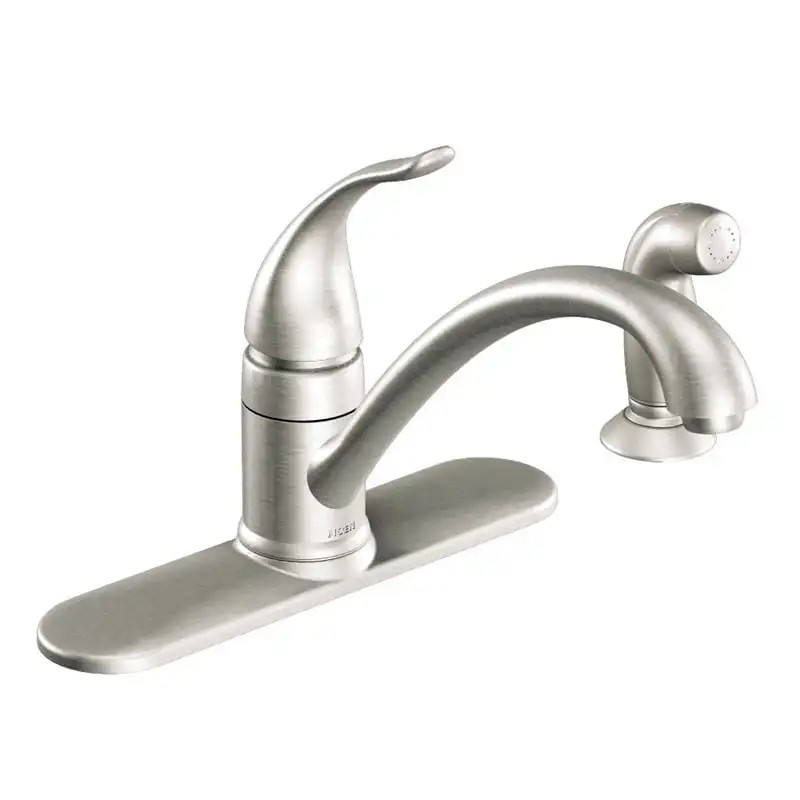 

Torrance One-Handle Low Arc Kitchen Faucet with Side Sprayer