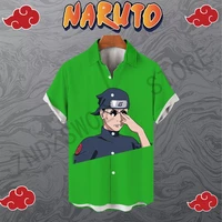 cool mens shirts festival clothing sasuke nar uto shirts blouses summer 2022 clothes beach naruto shirts social fashion prom