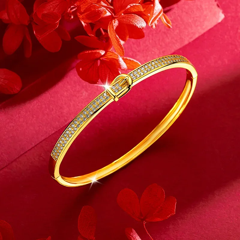 Европейский 9999 24K настоящий золотой и американский высококачественный