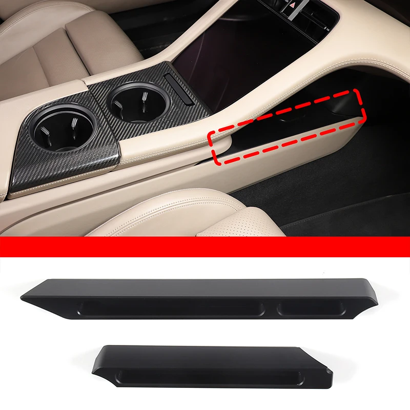Центральная консоль из алюминиевого сплава для Porsche Taycan 2019-2022 аксессуары для хранения