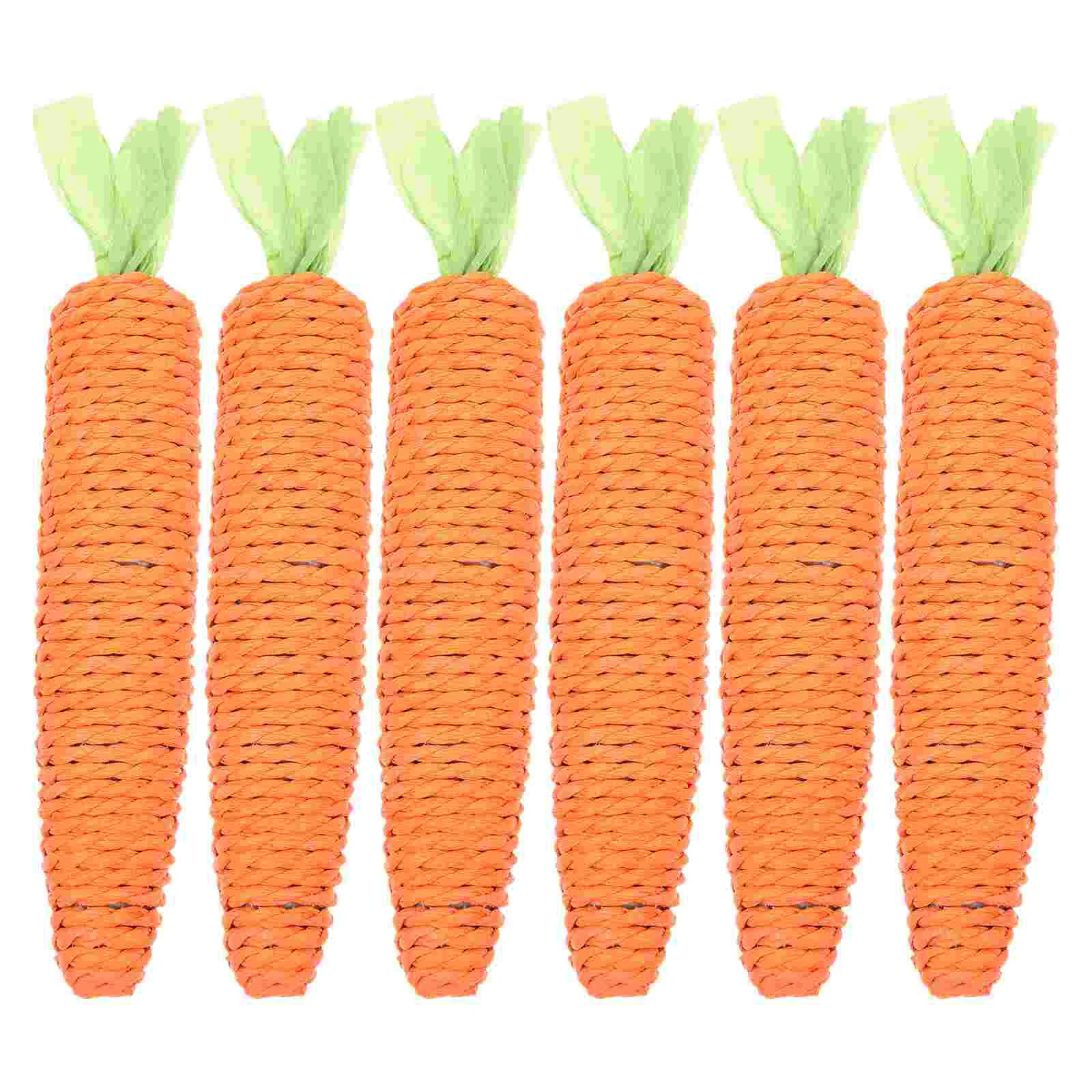 

Pet Chewing Dogcarrots Cat Chew Parrotbunny Aggressive Grass Rattan Biting Carrot Molar Care Teeth Bird Hamster Treats