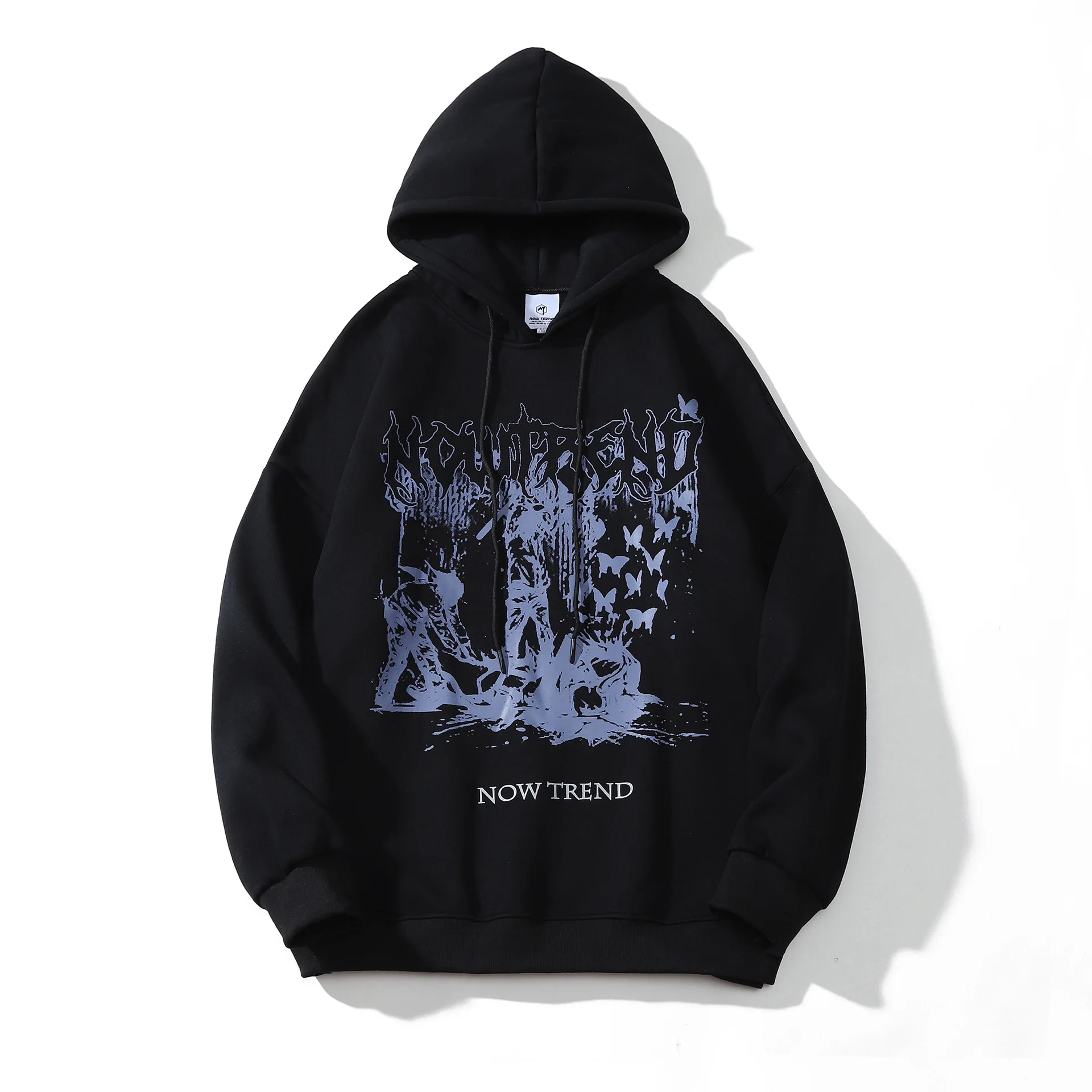 

100% Men's Clothing Large Size Hooded Men's Sports Long Sleeve Heavy Hoodie Coat Spring Fall Print Graffiti Hip Hop Loose