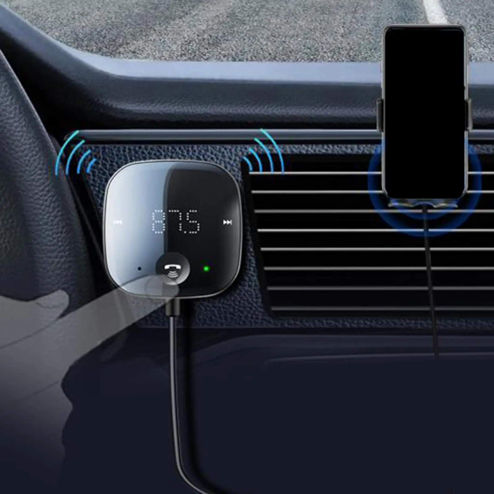 

Автомобильный MP3-плеер свободные руки вызов Легкий Удобный поддержка TF USB