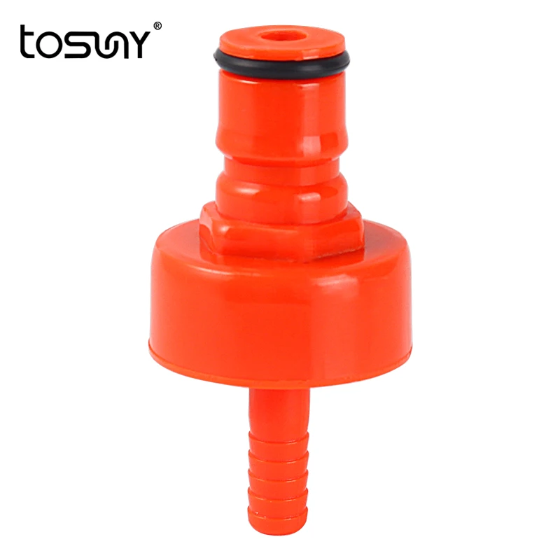 

Home Brew Plastic Carbonation Cap Line Cleaning Cap Connect with Ball Lock Used for Soda Water Beer Pet Bottle Carbonation Tool
