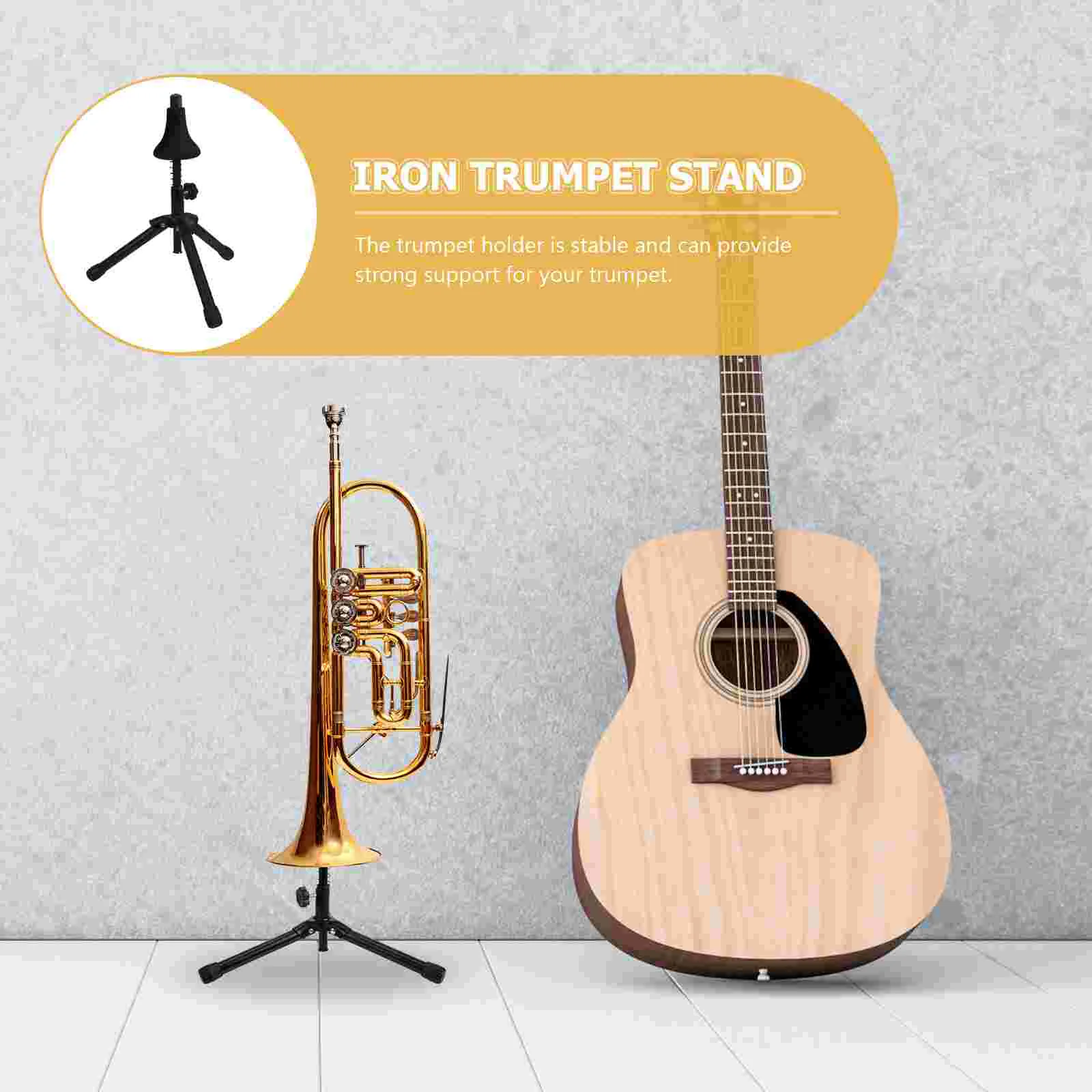 Маленькая стойка для духовых инструментов держатель трубы подставки хранения