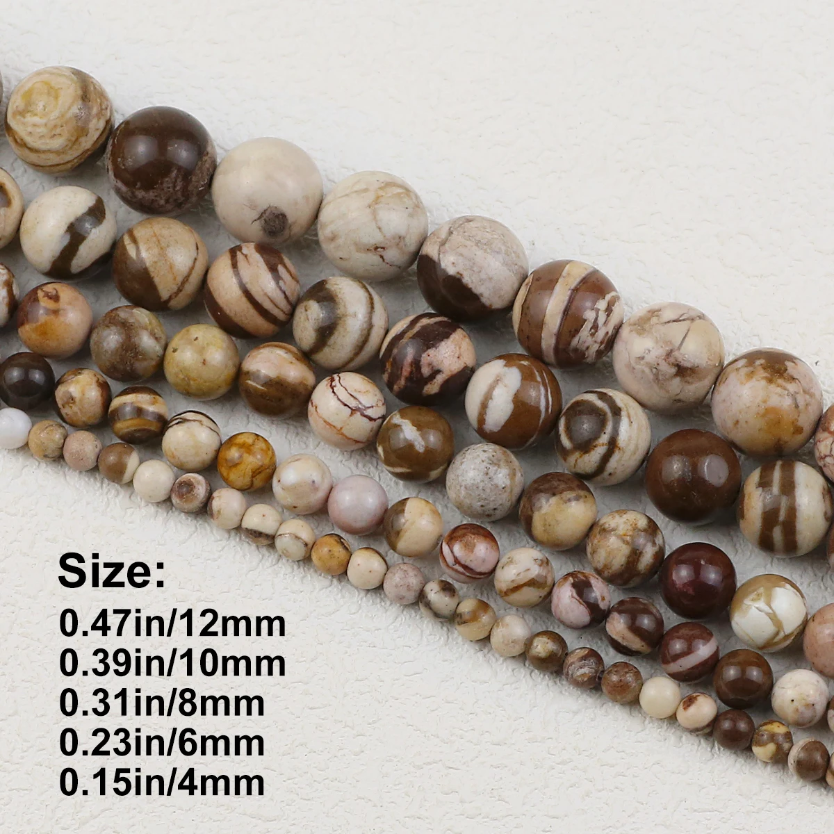Бусины из натуральной кожи круглые бусины-разделители россыпью 4 6 8 10 12 мм для