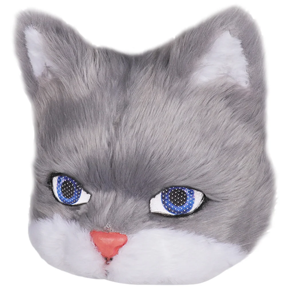 

Masks Cat Mask Party Masquerade Cosplay Costume Carnival Animal Mardi Bulk Adults Props Furry Full Fancy Face Kitten Head Half