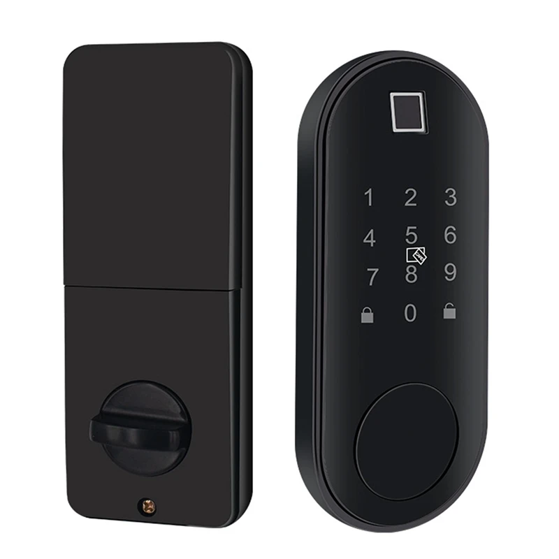 

Waterproof Ttlock Biometric Fingerprint Security Intelligent Smart Bluetooth APP Password Electronic Door Lock
