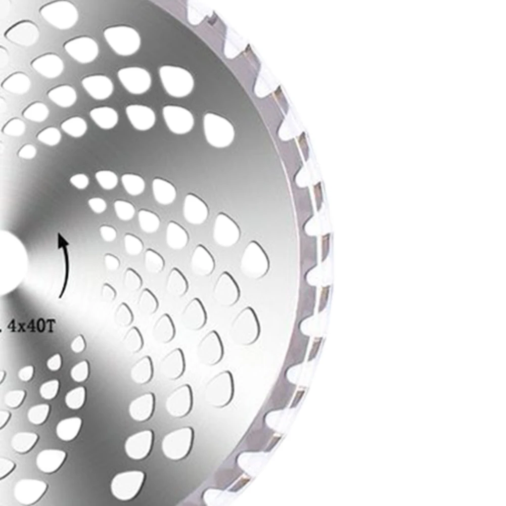 

40 Teeth Grass Trimmer Head Saw Blade Wood Brush Cutter Disc For Lawn Mower Weed Lawnmower Garden Power Tools 255*25.4*1.2mm