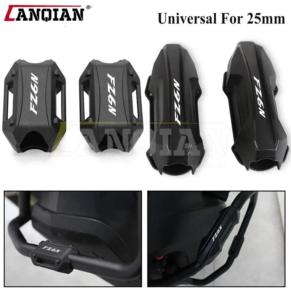 

25mm Motorcycle Engine Crash Bar Protection Bumper For YAMAHA FZ6N FZ-6 FZ6 N FZ 6N 1998-2008 2009 2010 Decorative Guard Block