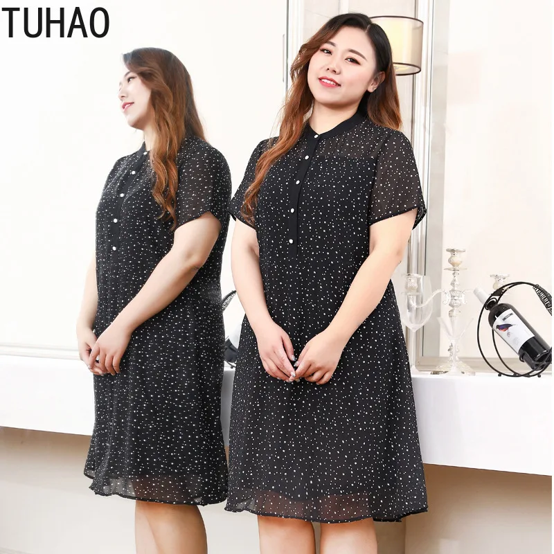 Летнее элегантное платье TUHAO для матери большого размера 10XL 9XL 8XL сексуальные