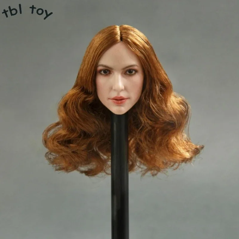 Масштаб 1/6 женские кудри волосы девушка голова Лепка GC013 европейцы американцы для