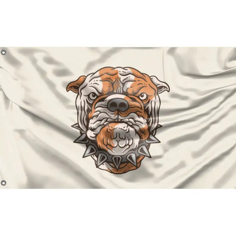 

Angry Dog Flag Unique Print, 3x5 Ft / 90x150 Cm