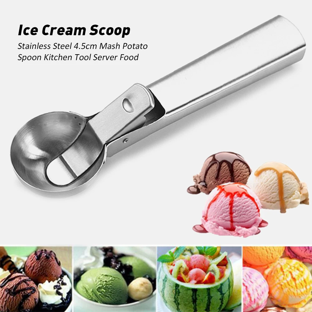 Ложка для мороженого из нержавеющей стали антипригарная ложка фруктов арбуза
