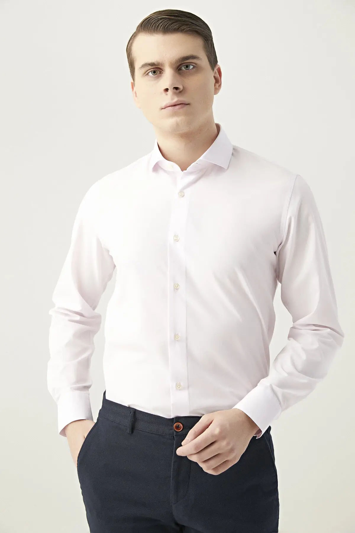 

DS Groom Shirt (Slim Fit) Pink Color