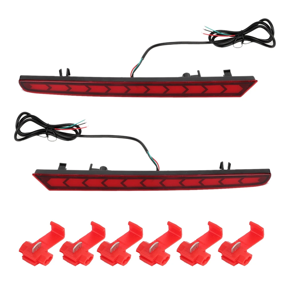 

Car Rear Bumper Tail Light DRL LED Brake Reflector Fog Lamp Fit for HYUNDAI santro 2018-2019 Rear Rear