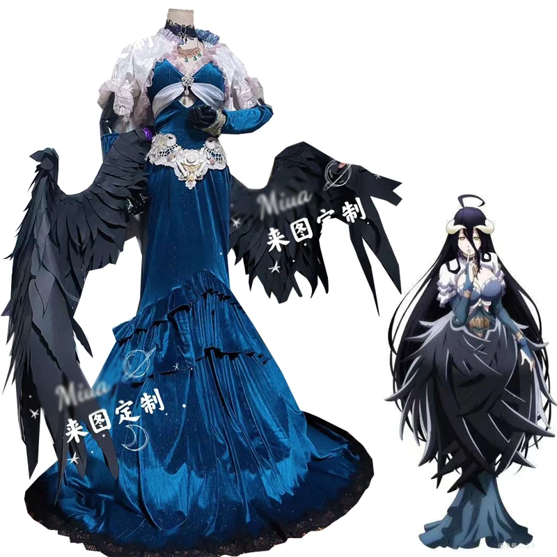 Изготовленный на заказ костюм для косплея Albedo сезон 4 сексуальное платье