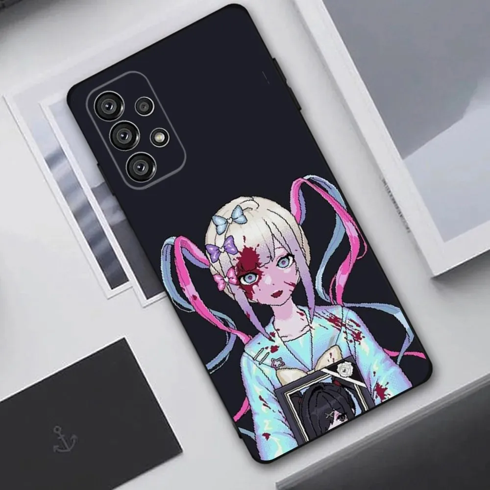 Чехол для телефона Game N-Needy Girl Overdose Samsung Galaxy A20 A21s A22 A31 A32 A52 A53 A72 73 A80 A91 Мягкий черный