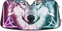 wolf fantasy space science fiction universe windshield sun shade visor for universal fit car sunshade cool trendy accessories