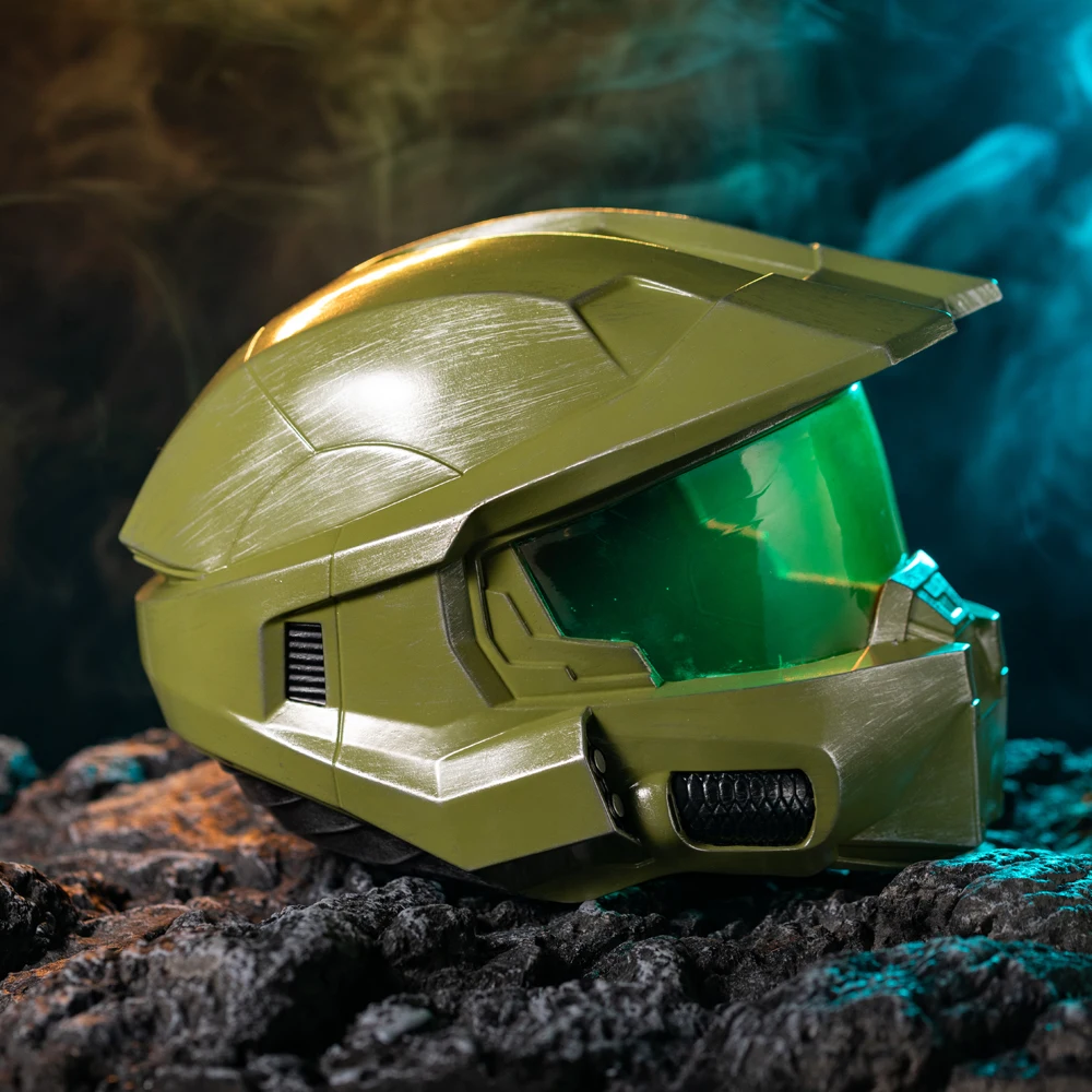 Xcoser Game Halo Infinite Аниме Косплей Мастер Шеф шлем Костюм маска аксессуар для взрослых