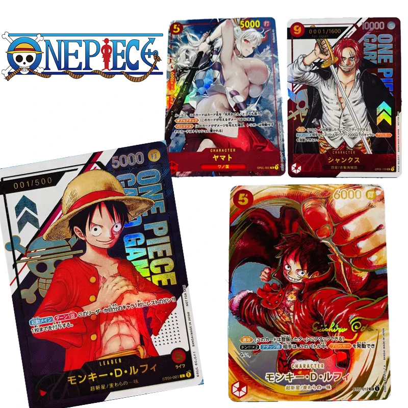 One Piece Cards DIY Luffy Hancock Perona Vivi Yamato Boy аниме коллекционные открытки подарок на день