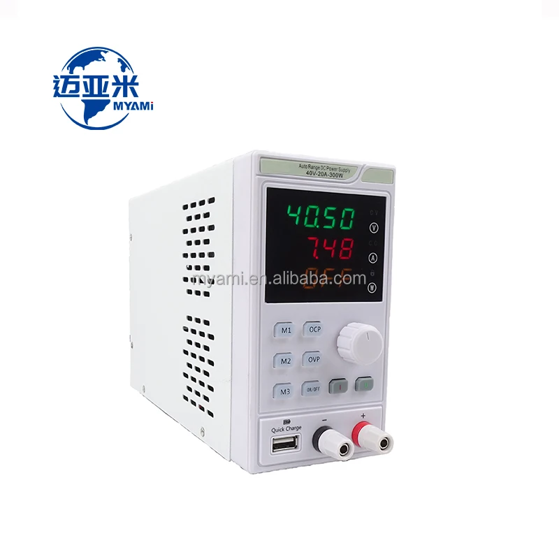 

High Precision 40V 20A 300W Wide Range Programmable Power Source laboratory Variable Adjustable DC Auto Range Power Supply
