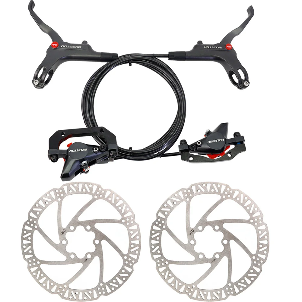 

AKANTOR MT200 Brake BL BR MTB E-bike Hydraulic Disc Brake Mountain Bicycle Electric Bike Brake Left Front Right Rear Brake Set