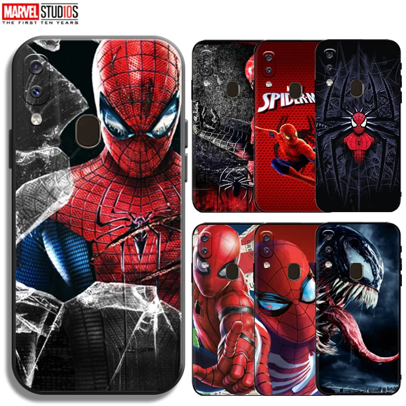 

Venom Spiderman Deadpool Silicone Cover Bumper Black