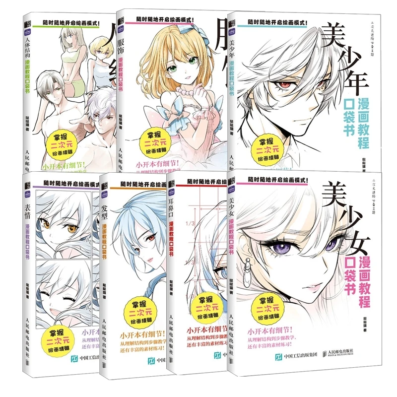 

Карманный учебник рисования манги