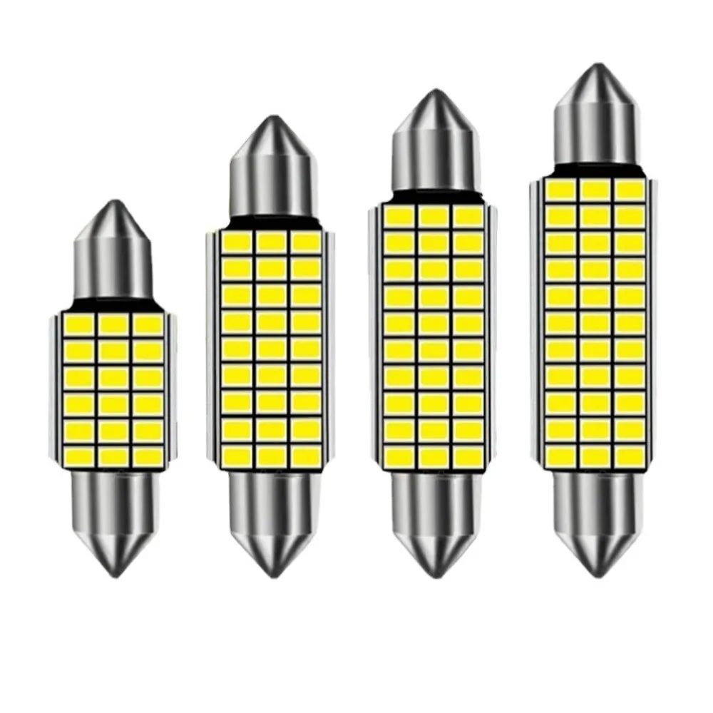 Флуоресцентная лампа для внутреннего освещения автомобиля, 1 шт., C10W, C5W, 31 мм, 36 мм, 39 мм, 42 мм