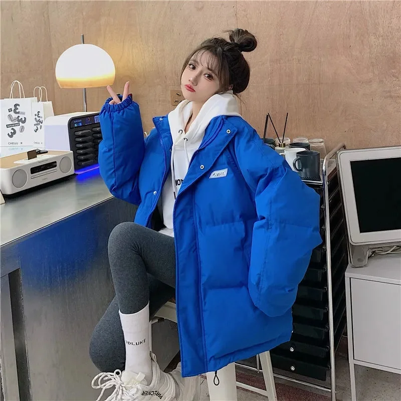 New Winter Jacket Parkas Women Coat Loose Cotton-padded Short Jackets Female Parka Thick Warm Casual Overcoat Loose Outwear