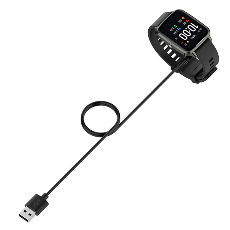 

100cm USB Charger for IP68 ID205L SW021 Uwatch Ufit Fast Charging Cable Power Adapter Smart Watch Accessories