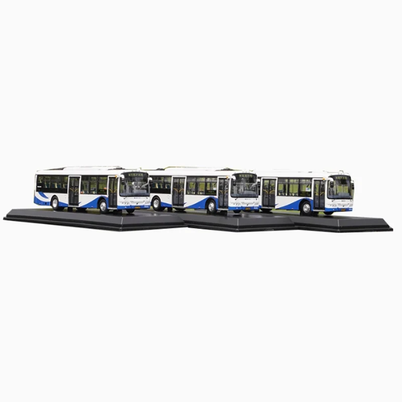 Литой под давлением масштаб 1:64 Shanghai SUNWIN B7RLE модель автобуса с низким входом
