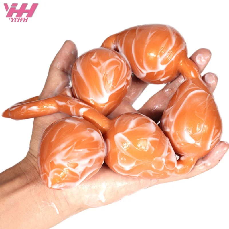 Клубничные бусины мягкие детские игрушки большие силиконовые шарики в форме