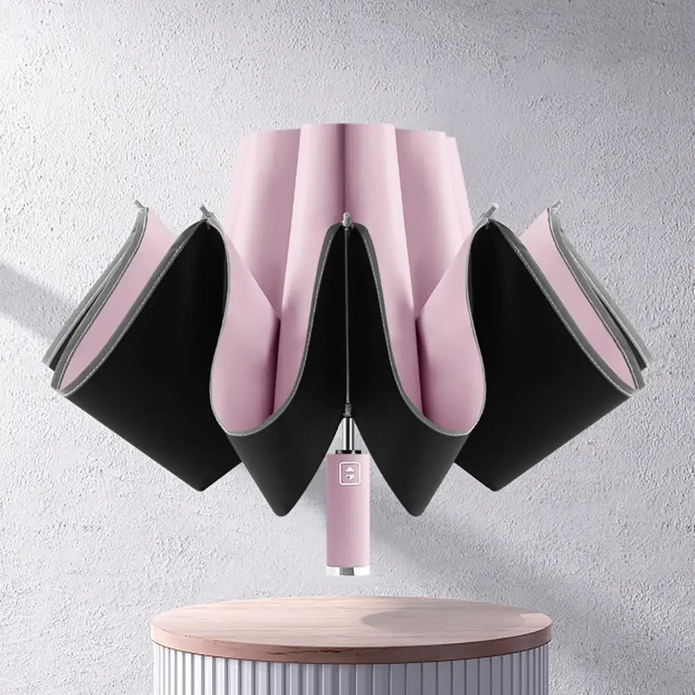 Деловой зонт удобный автоматический ключ однотонный для путешествий и поездок