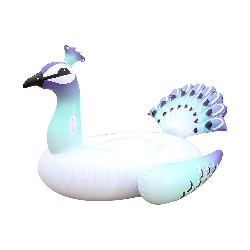 

Giant Inflatable Peacocks Float Swimming Pool Floats Ride-On Swimming Ring Adults Kids Water Holiday Beach Party Toys Piscina