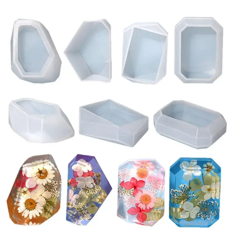 

Silicone Molds For Epoxy Resin Flowers 3D Moulds For Flowers Preservation Resin Epoxy Molds Silicone For DIY Candle Soap Home