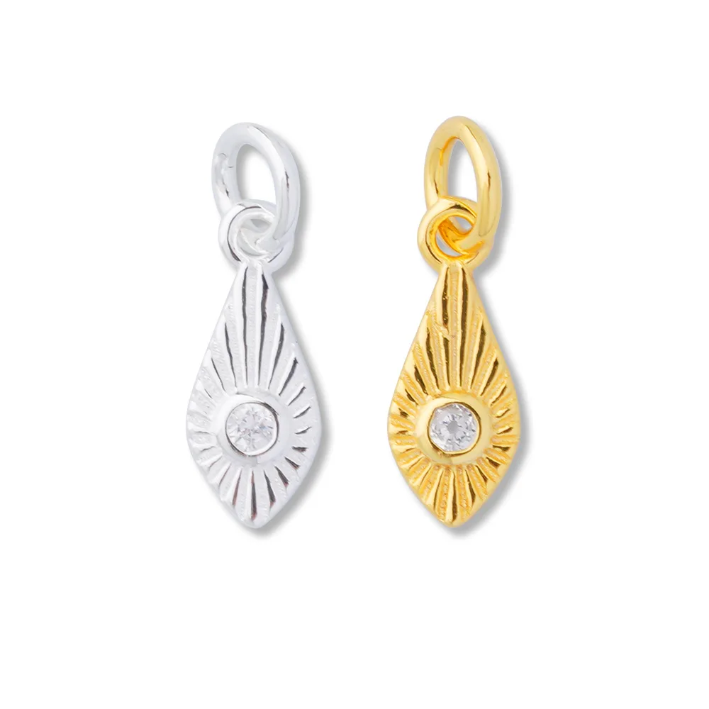 Аксессуары для браслетов и ожерелий из серебра 100% пробы с фианитами