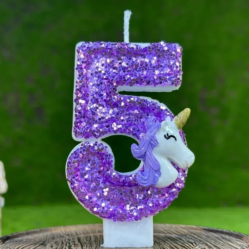 

Цифровая свеча для торта Unicorn