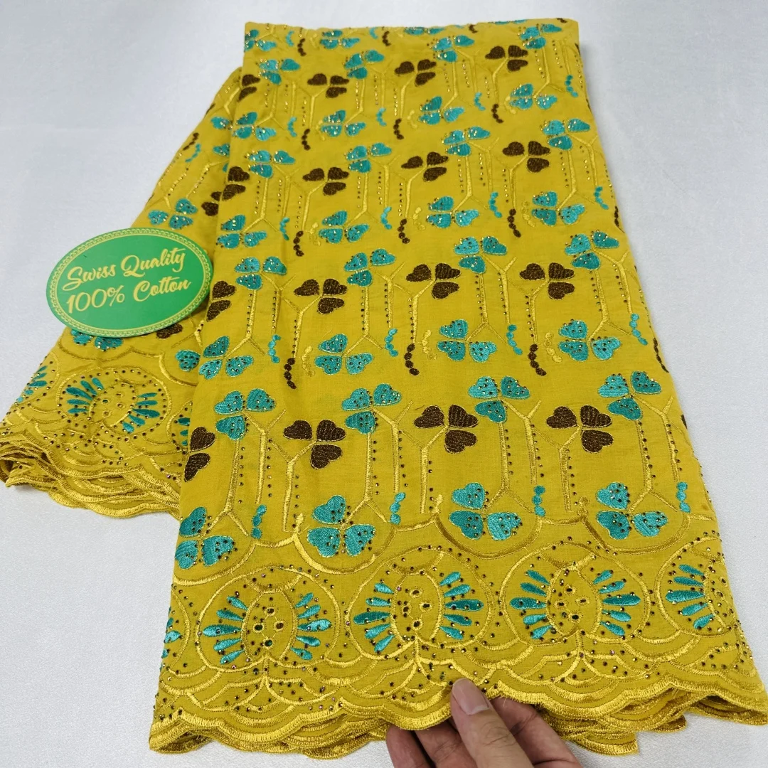 2024 швейцарская ткань новейшая вышивка из тяжелых бусин африканская 100%