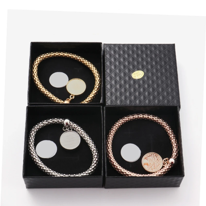 

European and American Jewelry Bracelet Blank Sublimation Tag Bracelet
