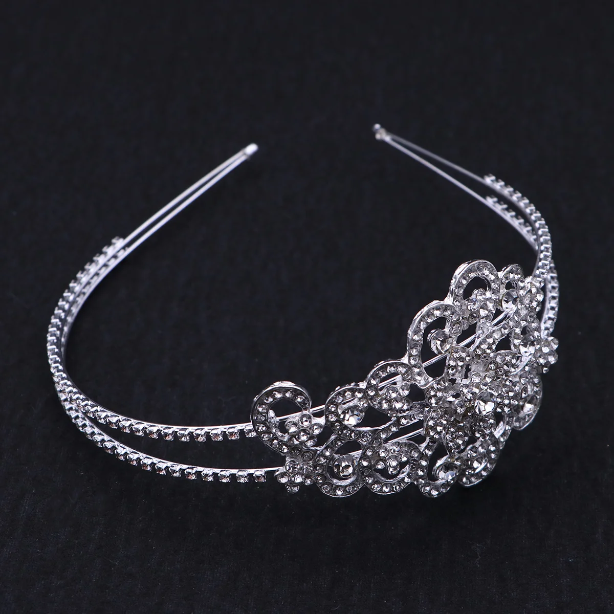 

Headband Wedding Crystal Hairbridaltiaras Tiara Flower Accessories Jewelry Pageant Party Baroque Piece Decorations